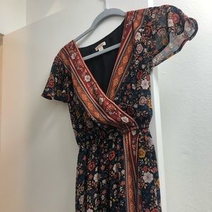 Patterned Maxi Dress
